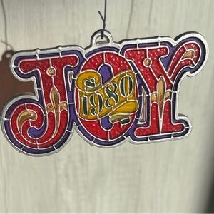 Hallmark Vintage 1980 Joy of Colors Holiday Ornament